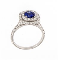Anello Crivelli Donna ZAFFIRO in Oro bianco Zaffiro blu 0.98 Ct 320-R92676 - 320-R92676